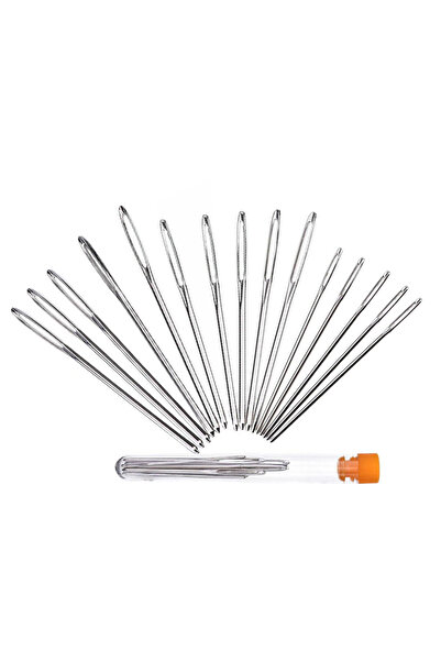 choice2 نمط C - 15 قطعة 9 قطع إبر خياطة كبيرة ذات عين حادة إبرة حياكة متقاطعة...