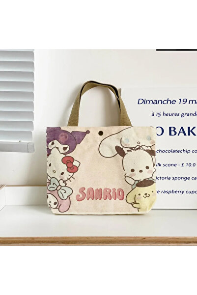 BANDAI حقيبة تخزين سانريو كورومي الجديدة مقاس 27×22×6 سم، سانريو 2024، رسوم م...