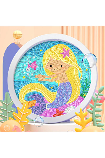 Choice4 ZSH002 لوحة ماسية دائرية على شكل وحيد القرن، قطة، ديناصور مصنوع يدويً...