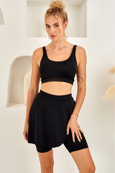 LAPIENO Σετ μπικίνι με σορτς φούστα 4264