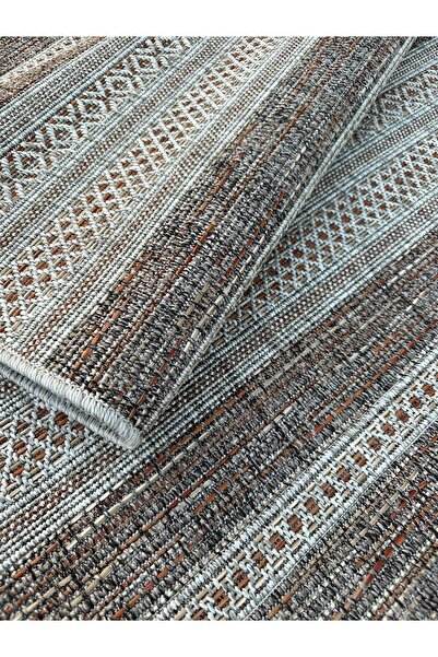 Anatolian Carpet Store Etnik 2553 Terra Sisal Salon Mutfak Koridor Kesme Yoll...