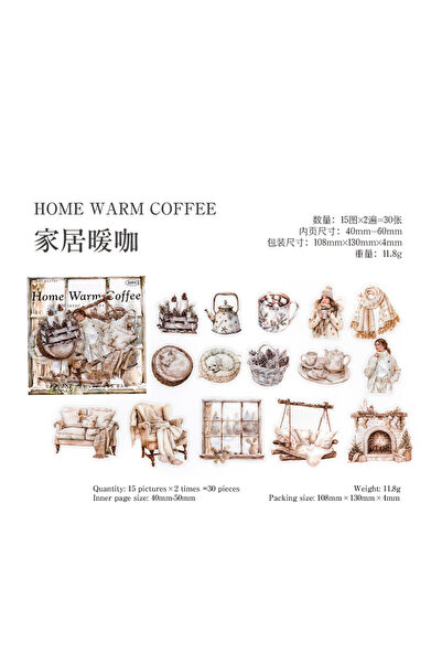 Choice3 ملصقات بي جيانكي 30 قطعة للحياة الشتوية، مناظر طبيعية جمالية، زينة لس...