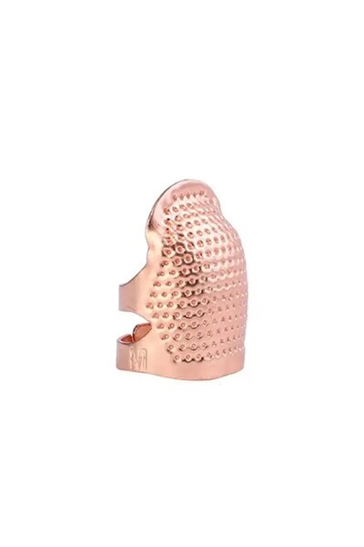Choice rose gold Adjustable Vintage Sewing Thimble, Handmade Non-slip Embroid...