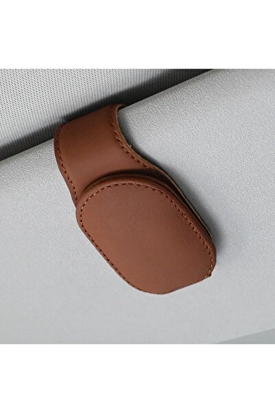 Choice8 واقي شمس من جنرال موتورز، إطار نظارات جلدي بني، مشبك مغناطيسي متعدد ا...