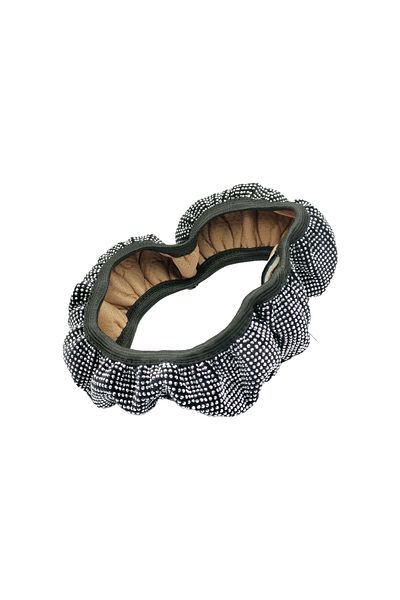 AGC White Rhinestone Steering Wheel Cover – Universal Fit, Non-Slip & Stylish Design