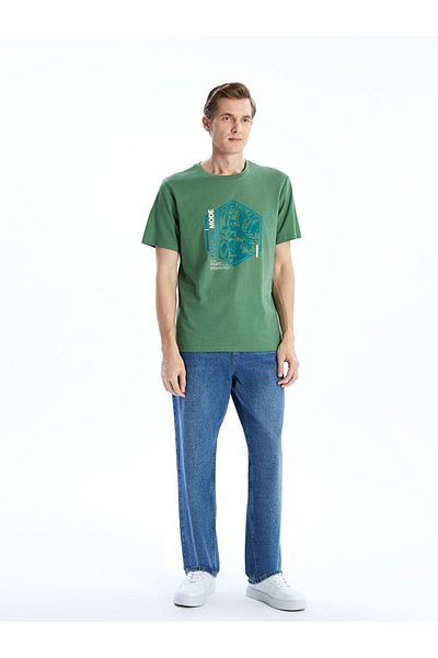 LC Waikiki Νέα σεζόν Crew Neck Duz Ανδρικό Tisort - S5HP60Z8