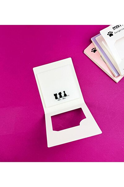 Gift Moda Kedi Tasarımlı Şeffaf Post-it