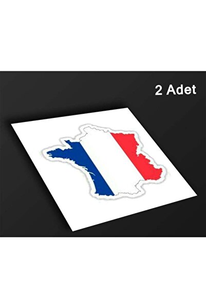 Redline Grafik Pack of 2 France Flag Sticker
