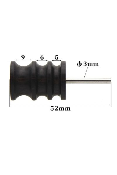 Choice D Leather Edge Electric Polishing Machine Bit Leather Craft Tools Sandalwood Head Leather Burnisher.