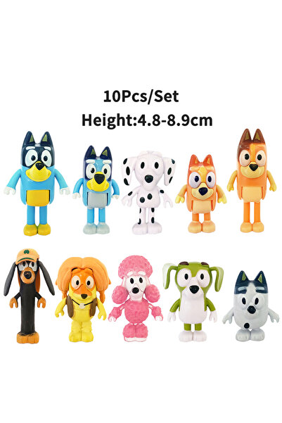 Choice1 2 نموذج مجسم شخصية أنمي متحرك من سلسلة عائلة بلوي وبينجو، دمى كرتونية...