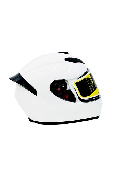 GIKE Full Face Helmet Motorcycle, strength ABS Shell ECE Approved - Yellow