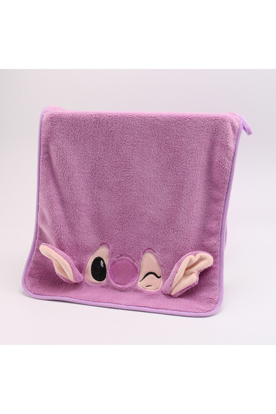 Choice Mao Jinzi Cartoon Style Headscarf Long Hair Dormitory Home Use Coral Fleece Bag Headscarf Thick Quic