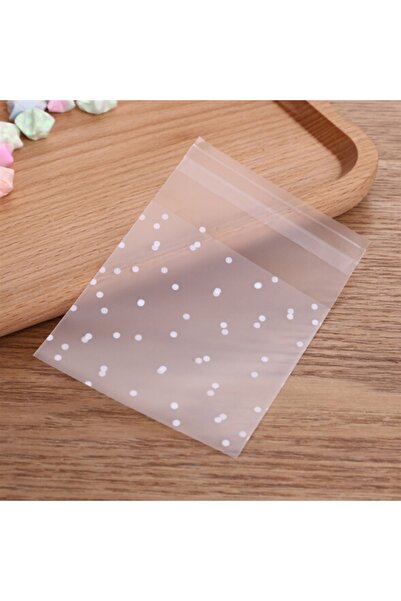 Choice3 - 14x14cm 100PCS Plastic Transparent Packing Cellophane Bag Polka Dot...