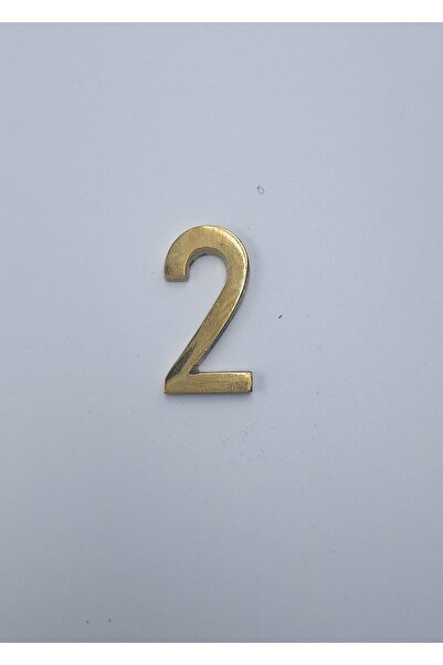 Kalender Döküm PİRİNÇ RAKAM 4CM DÜZ NO:2
