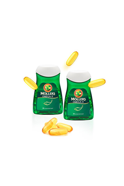 Möller's Omega-3 Balık Yağı 60 Kapsül 2 Adet