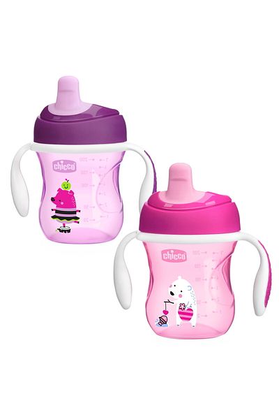 Chicco Semi-Soft Tip Training Cup 6Months Girl