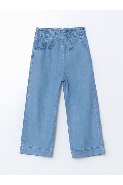 LC Waikiki Pantaloni de jeans confortabili pentru fete, sezon nou, cu talie elastică - S5DI19Z1