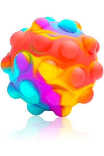 AWH لعبة كرة الفقاعات الحسية "ادفع وانطلق" للأطفال المصابين بالتوحد والتوتر و...