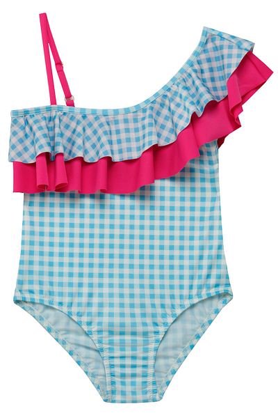 NEOPY Costum de baie pentru fetiță cu un singur umăr Nora 5219