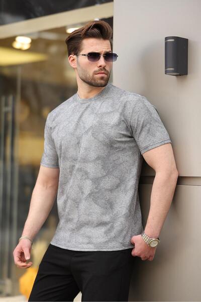 Madmext Μαύρο Basic Ανδρικό T-shirt E7131