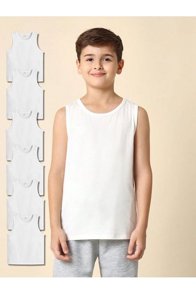 elmas kids Tricou pentru băiat, 100% bumbac, pachet de 6