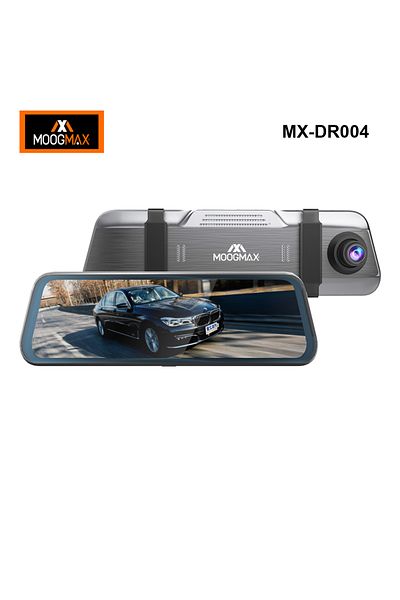 MOOGMAX 9.66" Touch Dual Dash Cam, 170° Wide-Angle, HD Night Vision, Loop Recording, G-Sensor