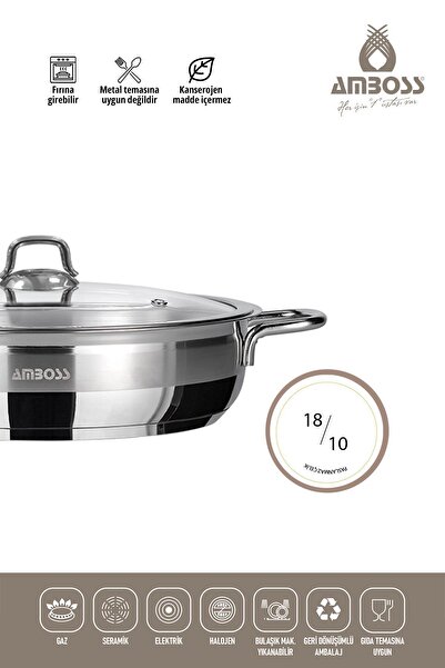 Amboss Venus 8-Piece Stainless Steel Pot and Pan Milk Pot Set Compatible with All Stoves