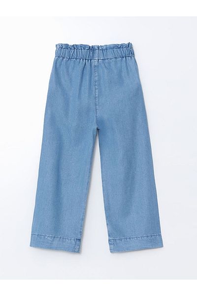LC Waikiki Pantaloni de jeans confortabili pentru fete, sezon nou, cu talie elastică - S5DI19Z1