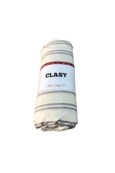 Clasy Double 100% Cotton Ranforce Fitted Sheet + 2 Pillowcases 160 X 200