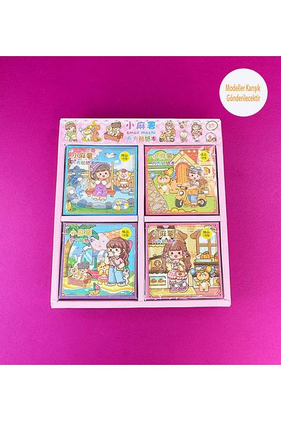 Gift Moda Cute Girl Sticker Notebook