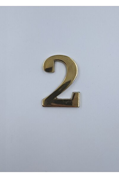 Kalender Döküm Brass Number 6cm Nail No:2