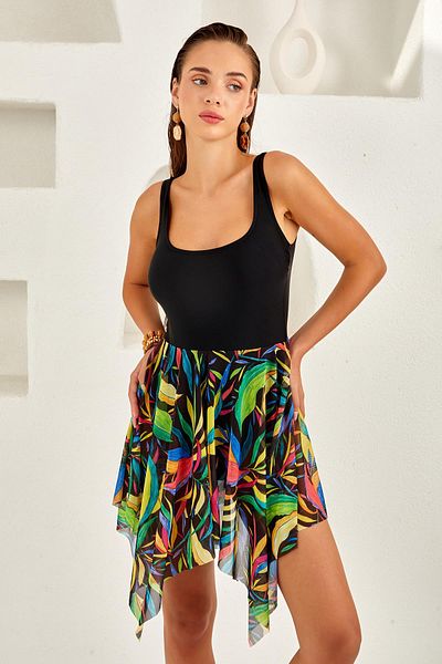 LAPIENO Tulle Detailed Dress Swimsuit 4120