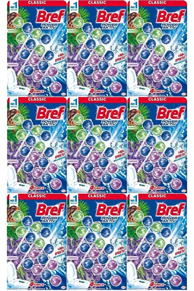 Komili Bref Power Aktiv Klozet Bloğu Çam ve Lavanta Kokulu (36 Lı Set) (9PK*4)