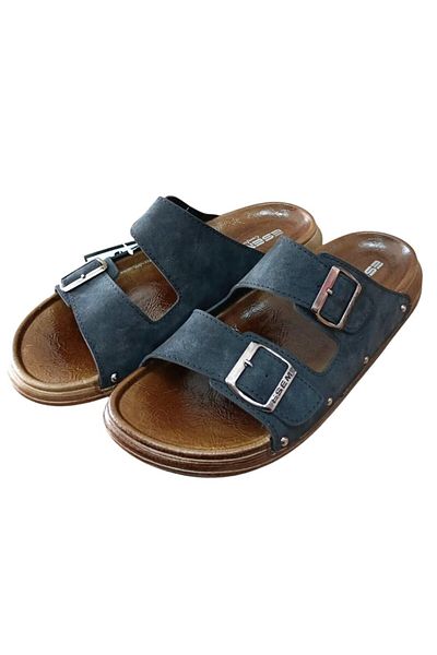 Esem 3769-0001 Men's Buckle Summer Comfort Slippers