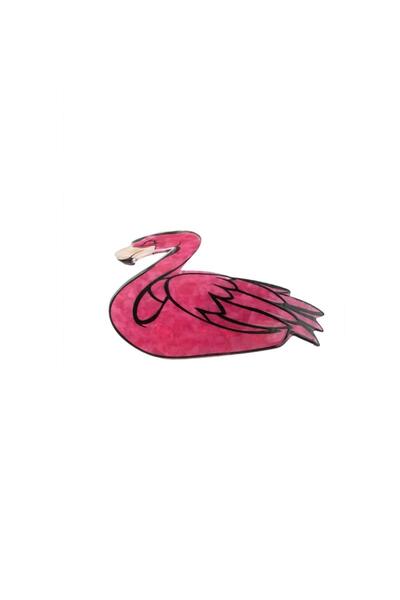 New Obsessions Flamingo Acetate Latch Buckle