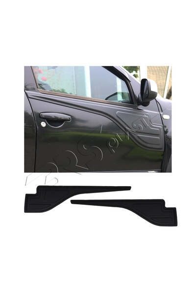 ServetDizaynOto Dacia Duster Uyumlu 2010-2017 Abs Yarasa Yan Kapı Kaplama 2 P...