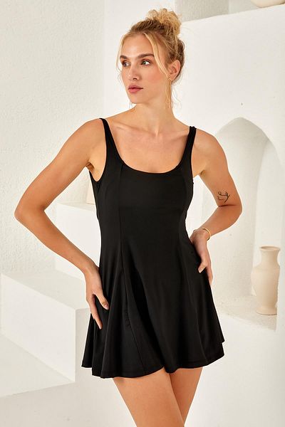 LAPIENO Round neck dress swimsuit 3147