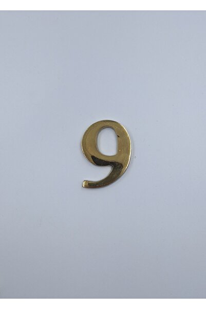 Kalender Döküm Brass Number 6cm Nail No:9