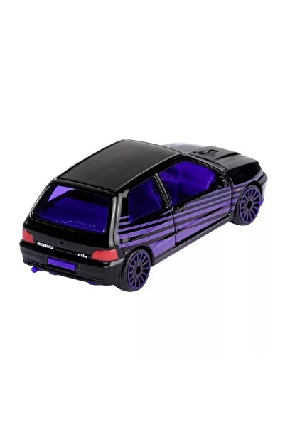 Majorette - Limitli Seri 10 Renault Clio 16S (Siyah)