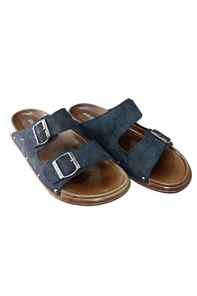 Esem 3769-0001 Men's Buckle Summer Comfort Slippers
