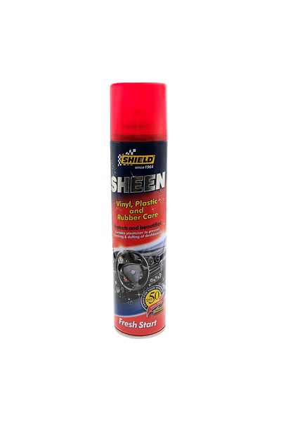 SHIELD Sheen Dashboard Spray - 300ml, Protects & Beautifies Vinyl, Plastic & Rubber