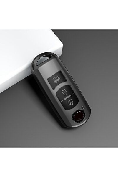 Choice20 غطاء مفتاح سيارة جديد من مادة TPU رمادية اللون بثلاثة أزرار، مناسب ل...