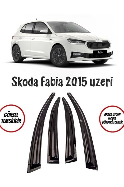 BALP Skoda Fabia  Cam Rüzgarlığı 4lü 2015 Ve Üzeri Takım