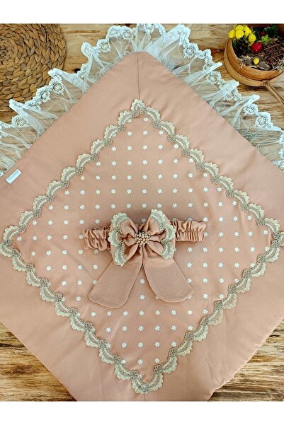 Tomuycuk Lace Special Design Baby Swaddle Outer Swaddle Blanket Hospital Exit Gift Mevlütluk
