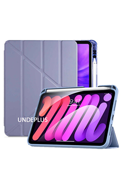 UnDePlus İpad 11.nesil A16 11inç/10.nesil 10.9inç Uyumlu Kılıf Kalem Bölmeli Trifolding Case