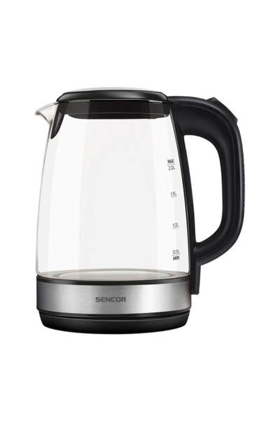 Sencor 2200W Corded Electric Glass Kettle 2Liter