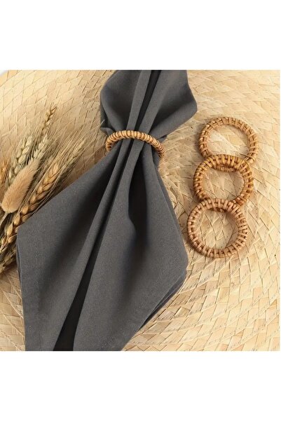 BOHONEST 6 Pieces Bohemian Wicker Rattan Napkin Rings