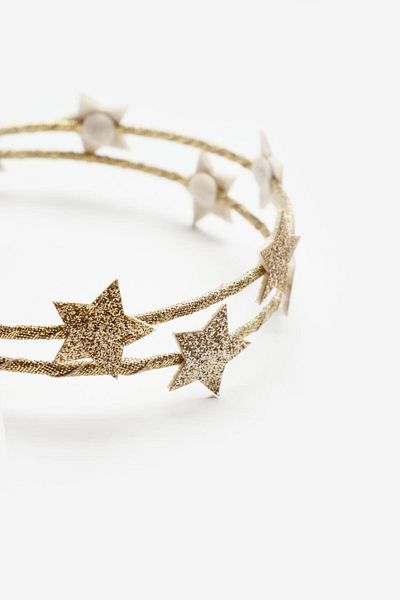 Le Mabelle Gold Little Star Girl's Crown