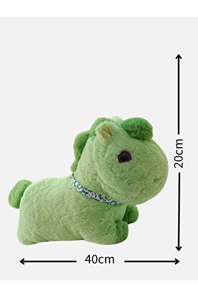 GRAN TOYS Cam Göz Yatan Unicorn - 40CM