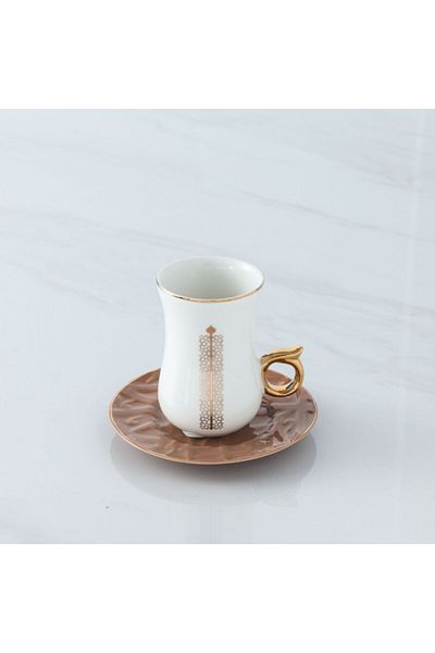 Bien Servi 6-Piece Elegant Design High Quality Turkish Tea Set